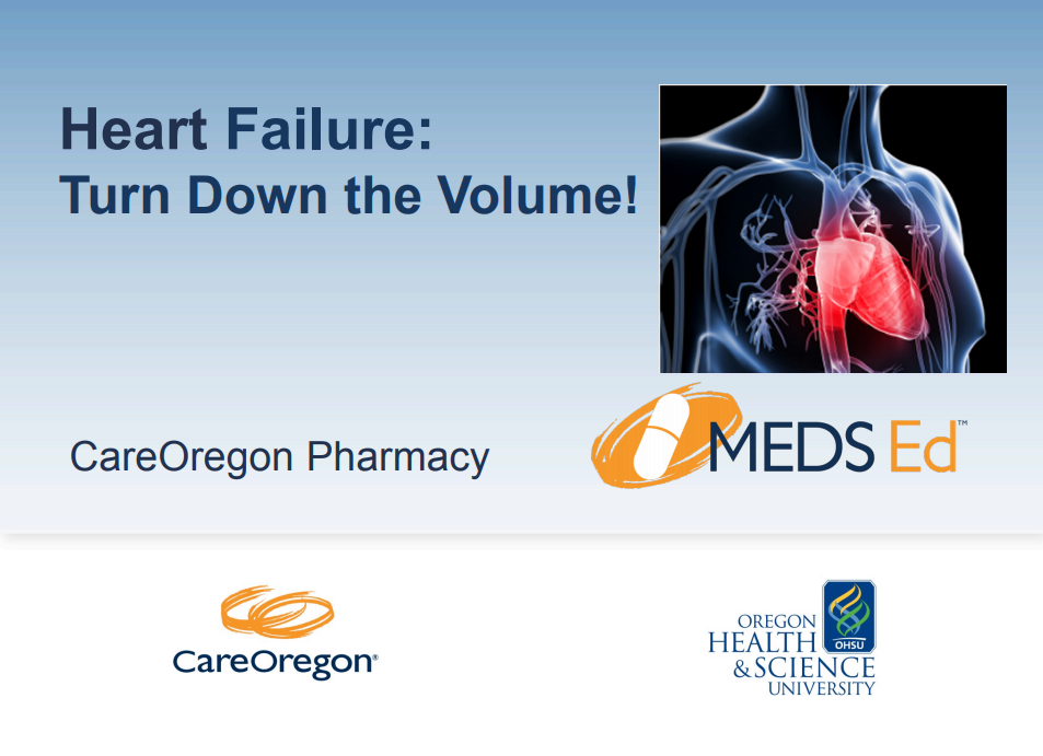 heart failure presentation slide deck cover