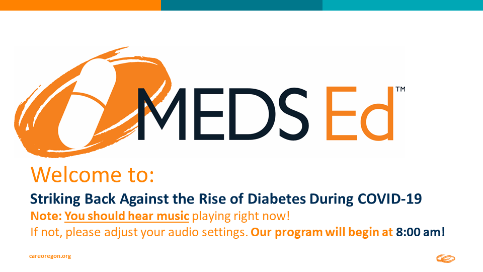 Striking Back Against the Rise of Diabetes During COVID-19 MEDS Ed